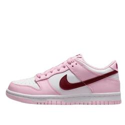 Chaussures Dunk Low Pink Red White