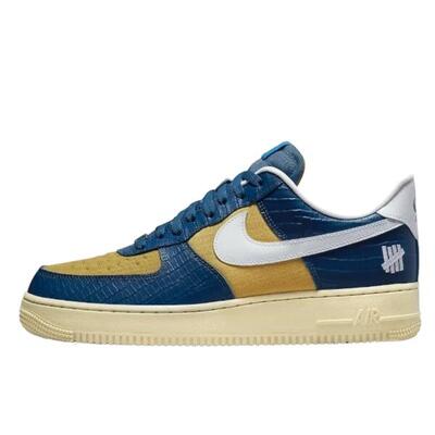 Zapatillas Air Force 1 Low SP Undefeated 5 On It Blue Yellow Croc
