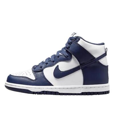 Schoenen dunk high midnight navy