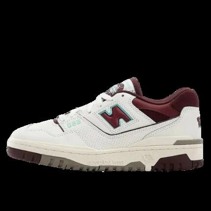 New Balance 550 Burgundy Cyan