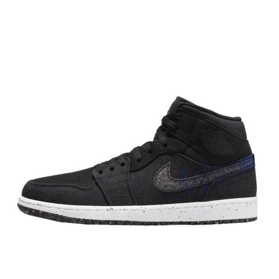 Buty do chodzenia dla dorosłych Air Jordan 1 Mid SE Crater Black