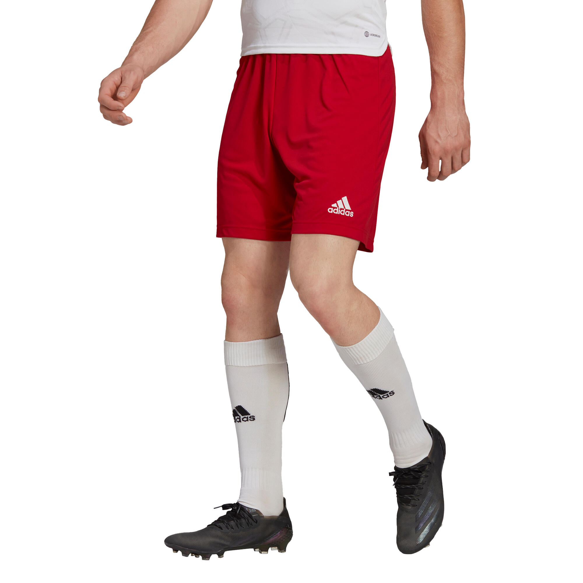 PANTALONCINO da calcio uomo adidas rosso 3/5