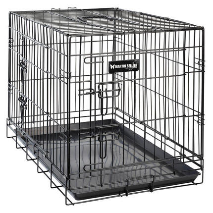 Seconde vie CAISSE DE TRANSPORT PLIABLE EN GRILLE POUR 1 CHIEN
