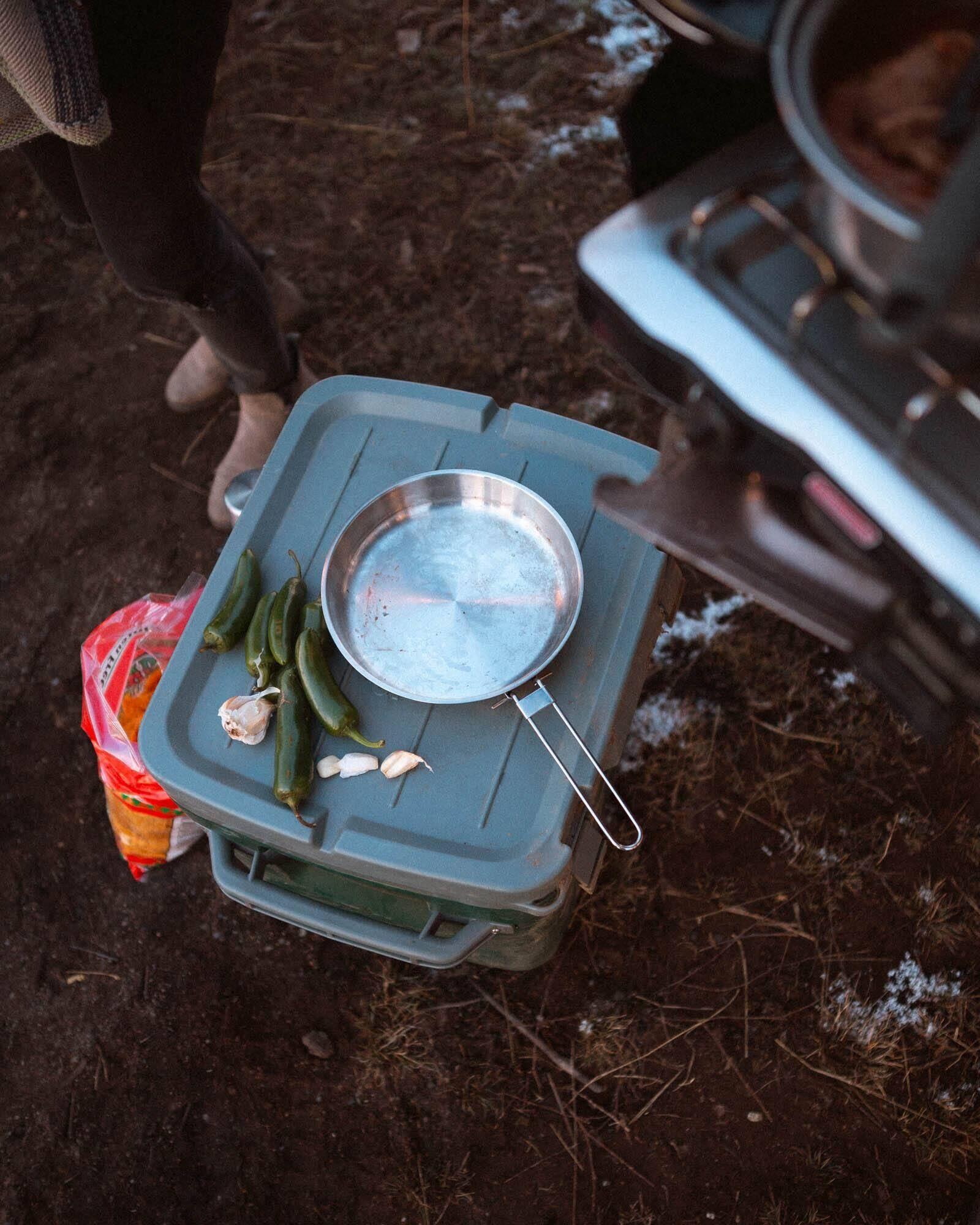 9-Delige Lichtgewicht RVS Koekenpan Kookset Camping - Trekking Wandelen Kamperen 7/9