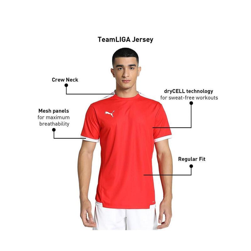 PUMA teamLIGA Jersey Tricou de fotbal pentru bărbați