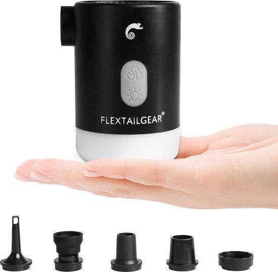 FLEXTAIL Flextail Gear Max Pump 2 Pro Luftbettpumpe - 4 in 1 - Luftpumpe, Laterne,