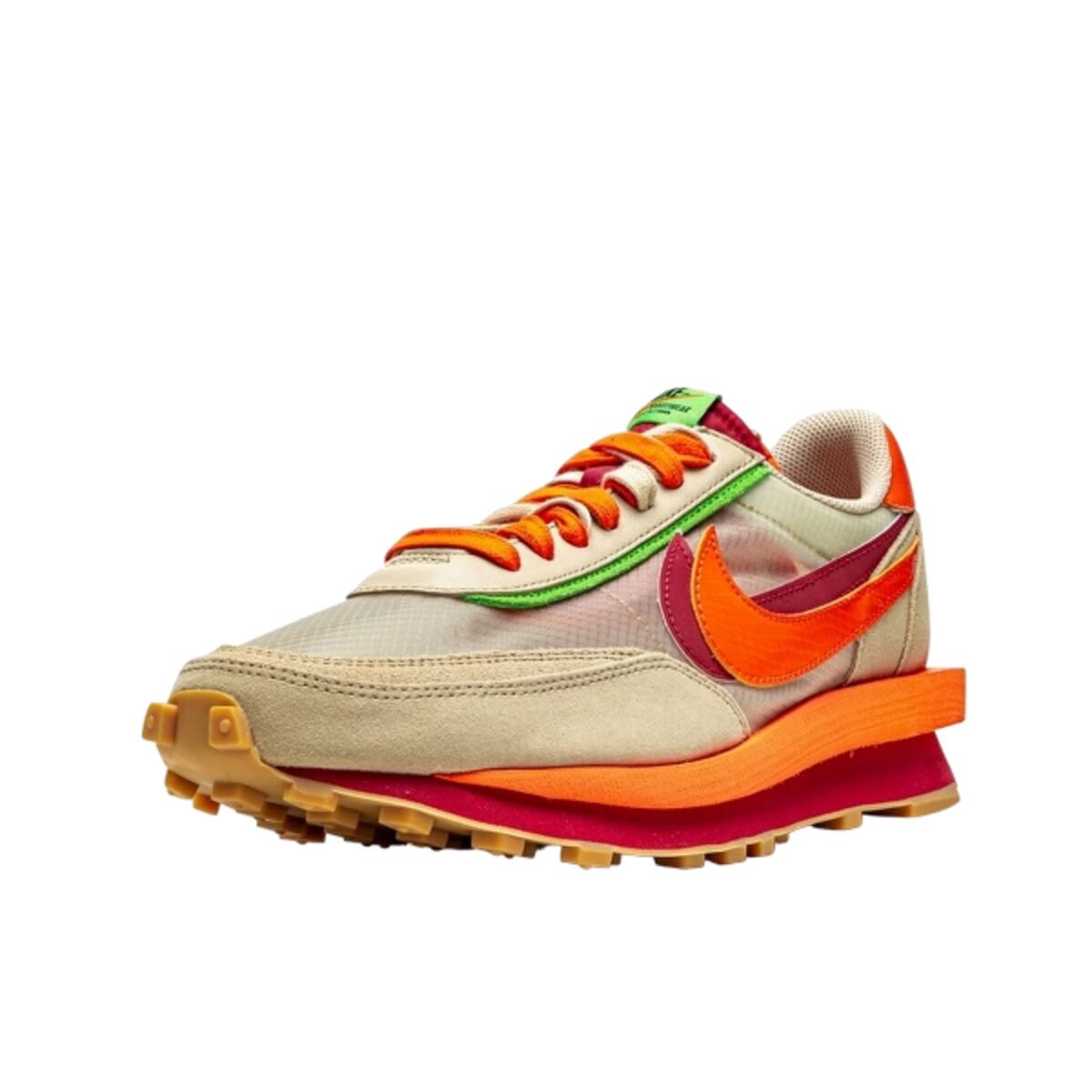 Chaussures  LD Waffle Sacai Clot Net Orange Blaze 4/4