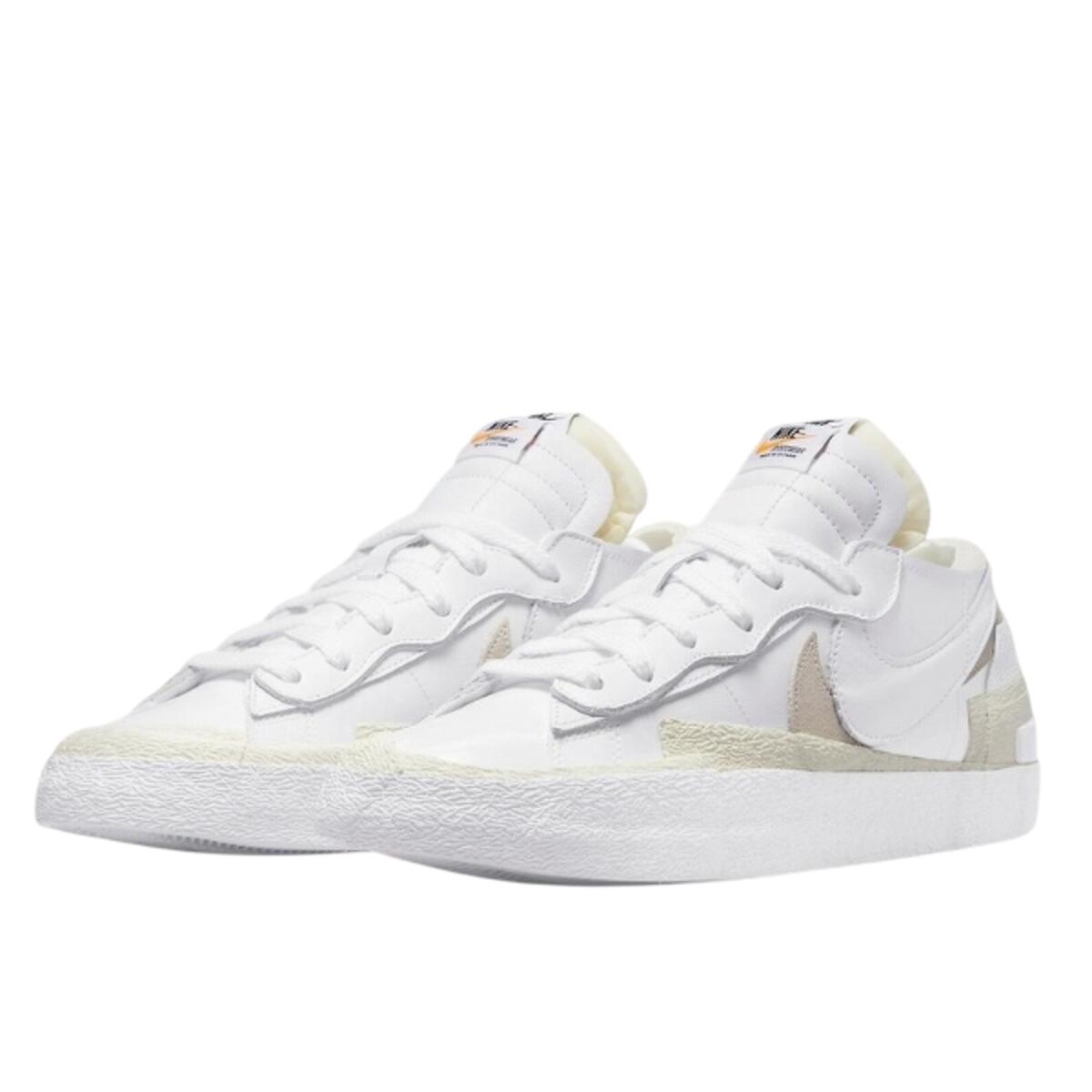 Chaussures  Blazer Low Sacai White Patent Leather 2/3