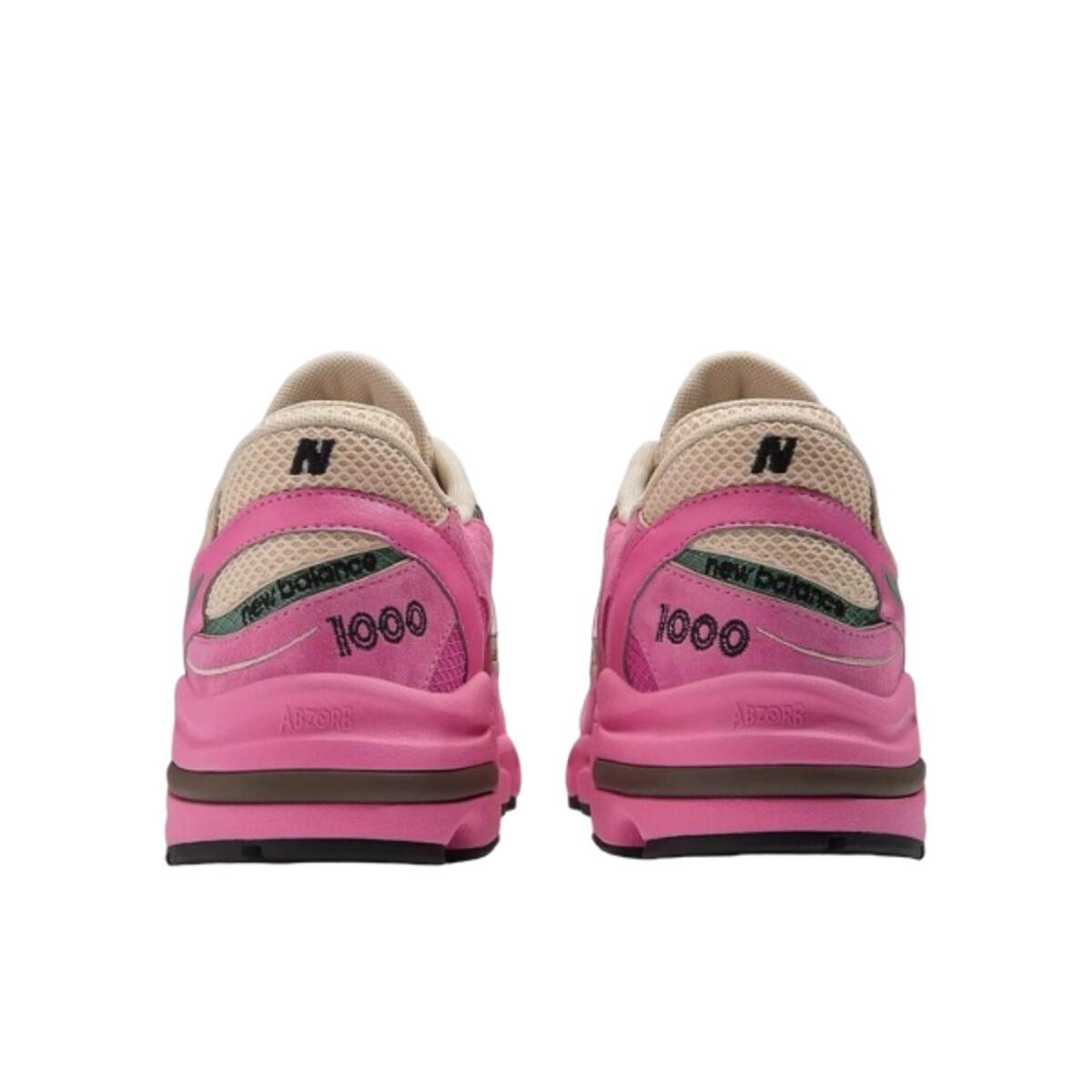 Chaussures  1000 Tan Pink Green 2/3