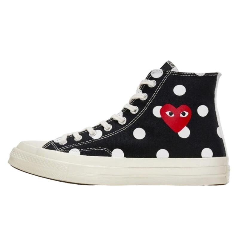 Converse  Play à Pois Noir Haute