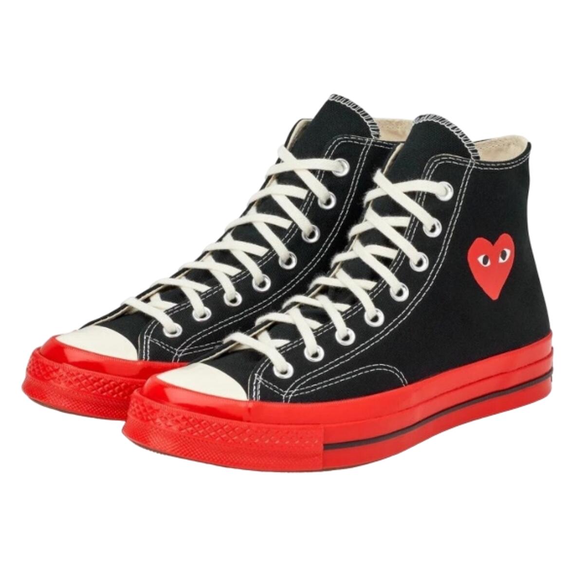 Schoenen Converse  Chuck 70 High Top Black Red 2/3