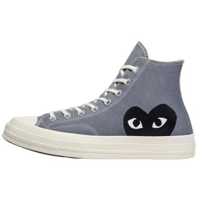 Zapatillas Chuck Taylor 70s Hi Comme des Garcons Play Steel Grey
