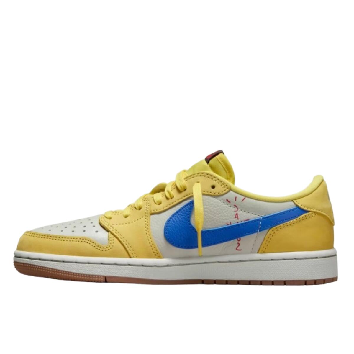靴 Travis Scott Retro Low OG SP Canary Jordan 1 Retro niedrig OG SP Travis Scott kanariengelb (Damen