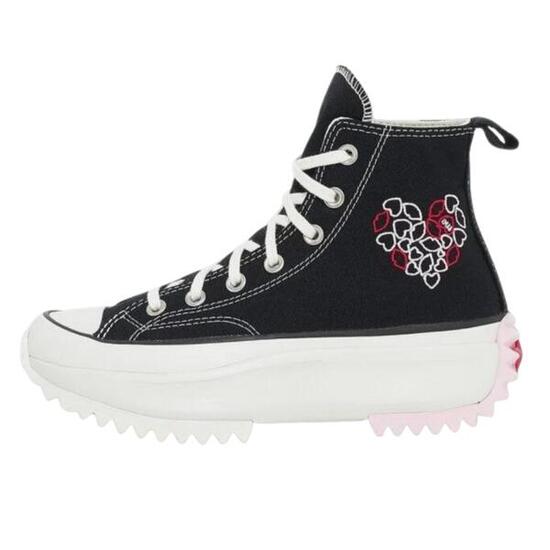 Scarpe Converse Run Star Hike Platform Embroidered Hearts