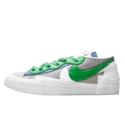 Schoenen blazer low sacai medium grey classic green