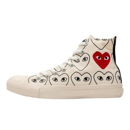 Zapatillas Converse White Heart Print