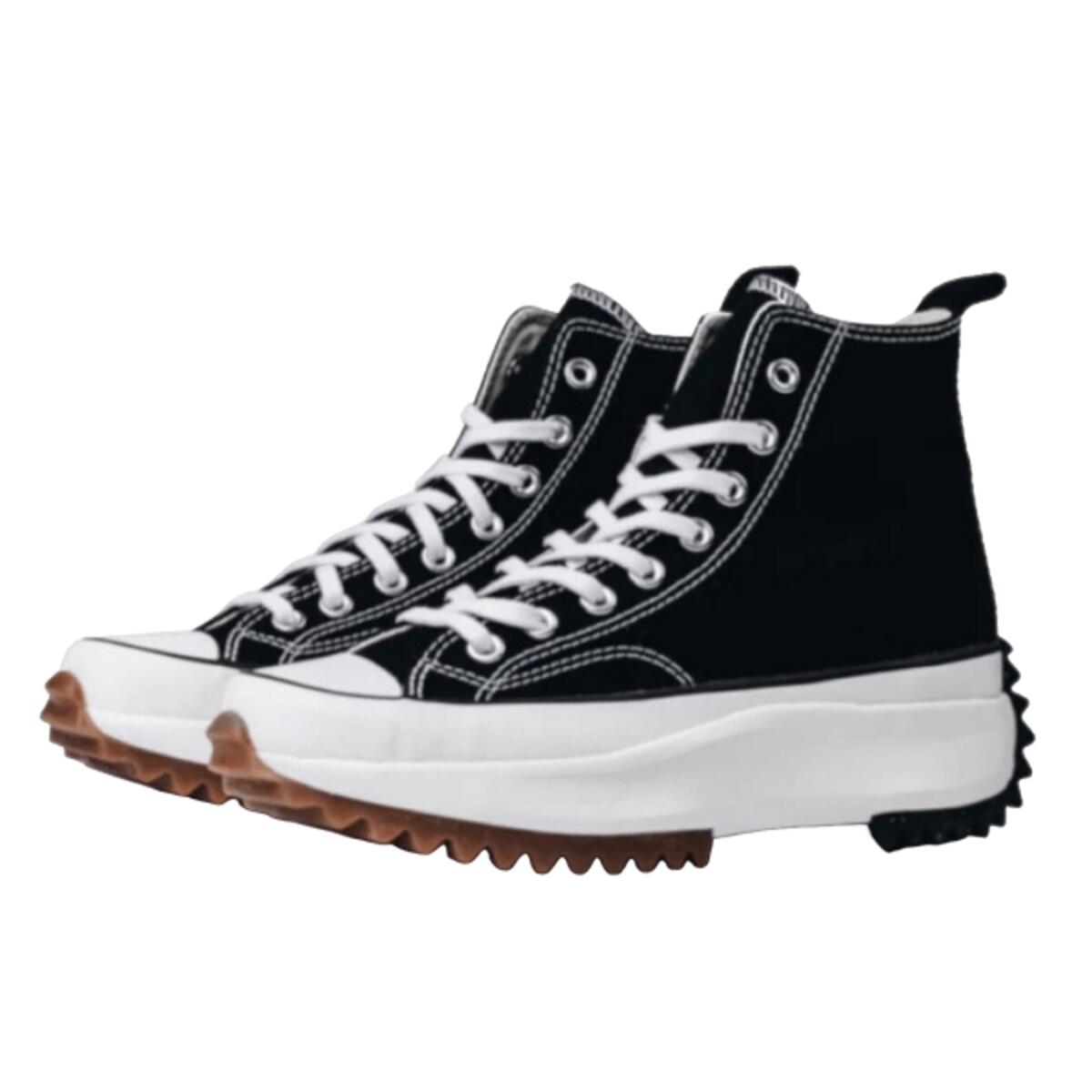 Schoenen  Run Star Hike Hi Black White Gum 2/4