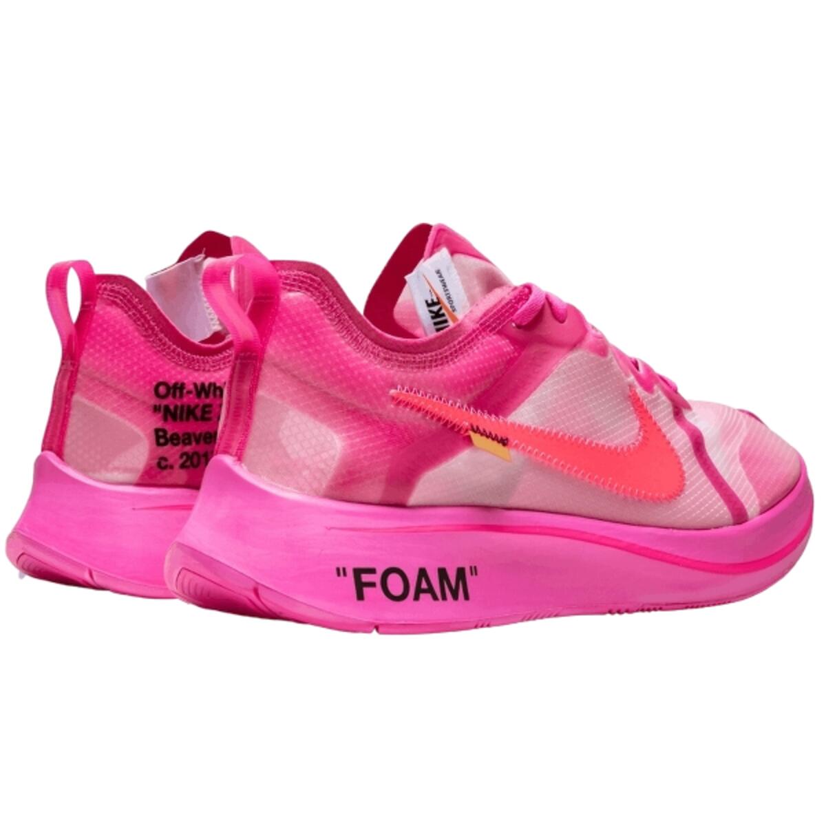 Chaussures Off-White Zoom Fly Pink 2/4