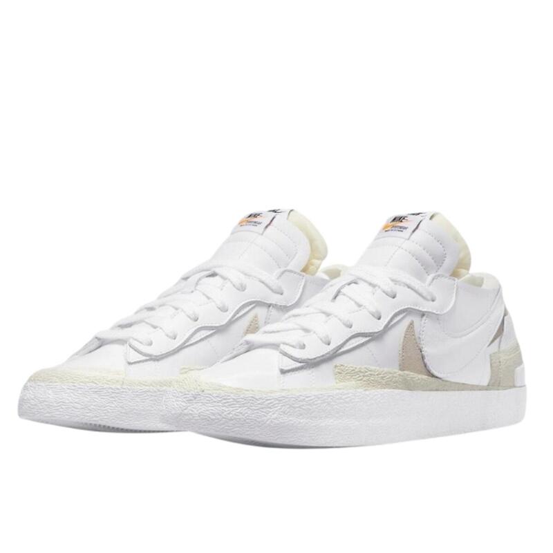 Blazer Low Sacai White Patent Leather