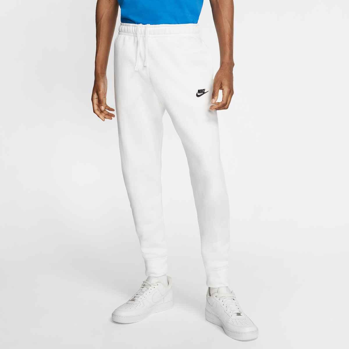 Pantatuta uomo (fleece) nike bianco 1/6