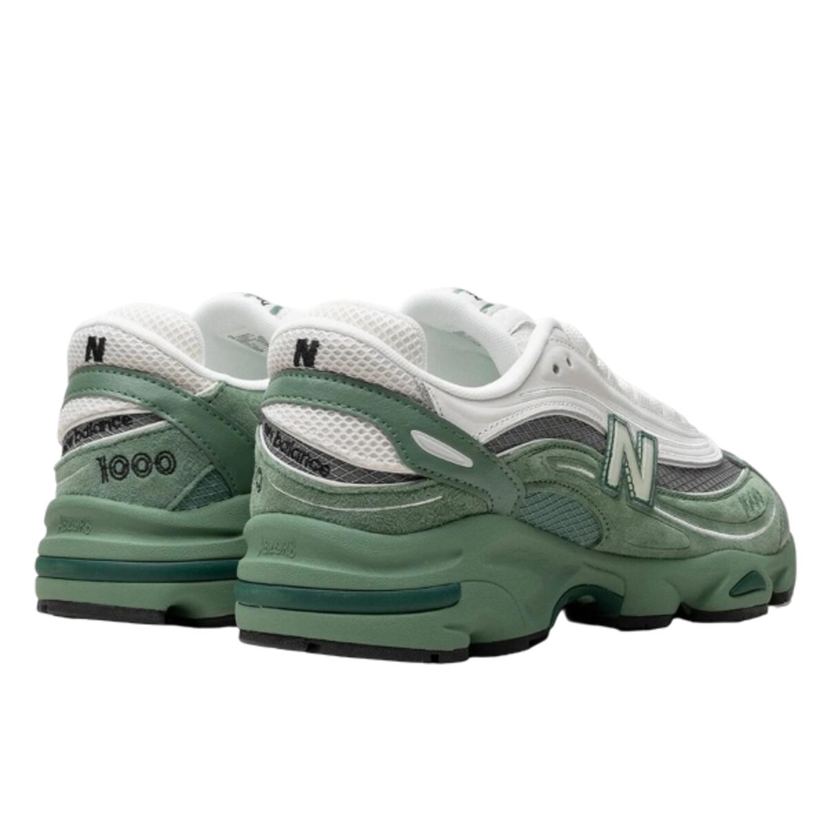 Chaussures  1000 Green Grey 3/4
