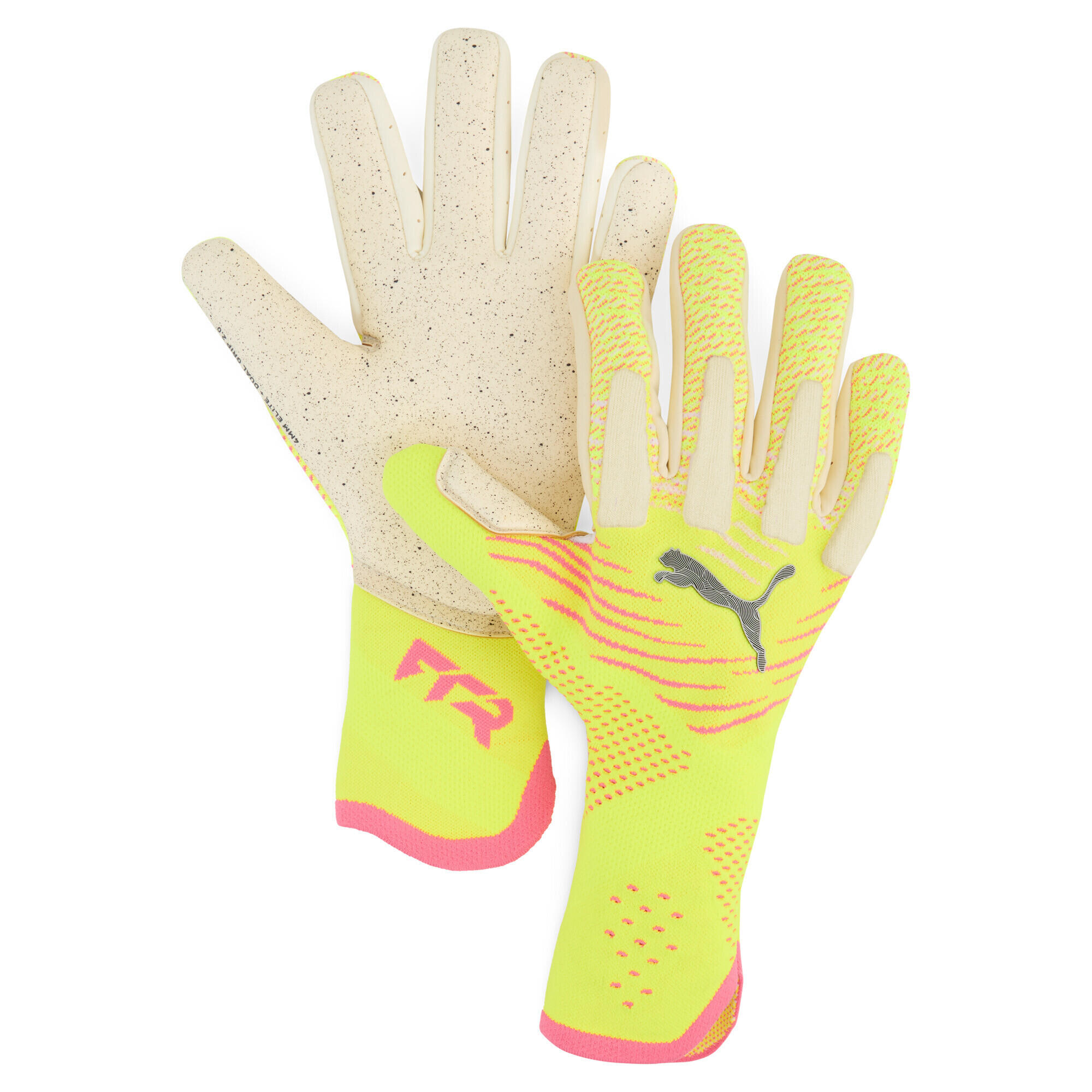 PUMA Unisex rukavice pro fotbal Future Ultimate NC PUMA Yellow Alert Sun Struck Pink