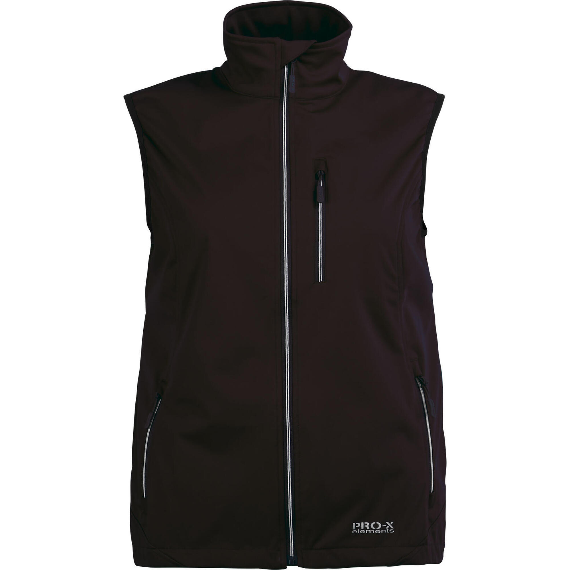 Pro-x Elements - Veste Sans Manches Softshell Femme Sina Noire - Softshell - Gris|noir - 46 L/xl - Decathlon