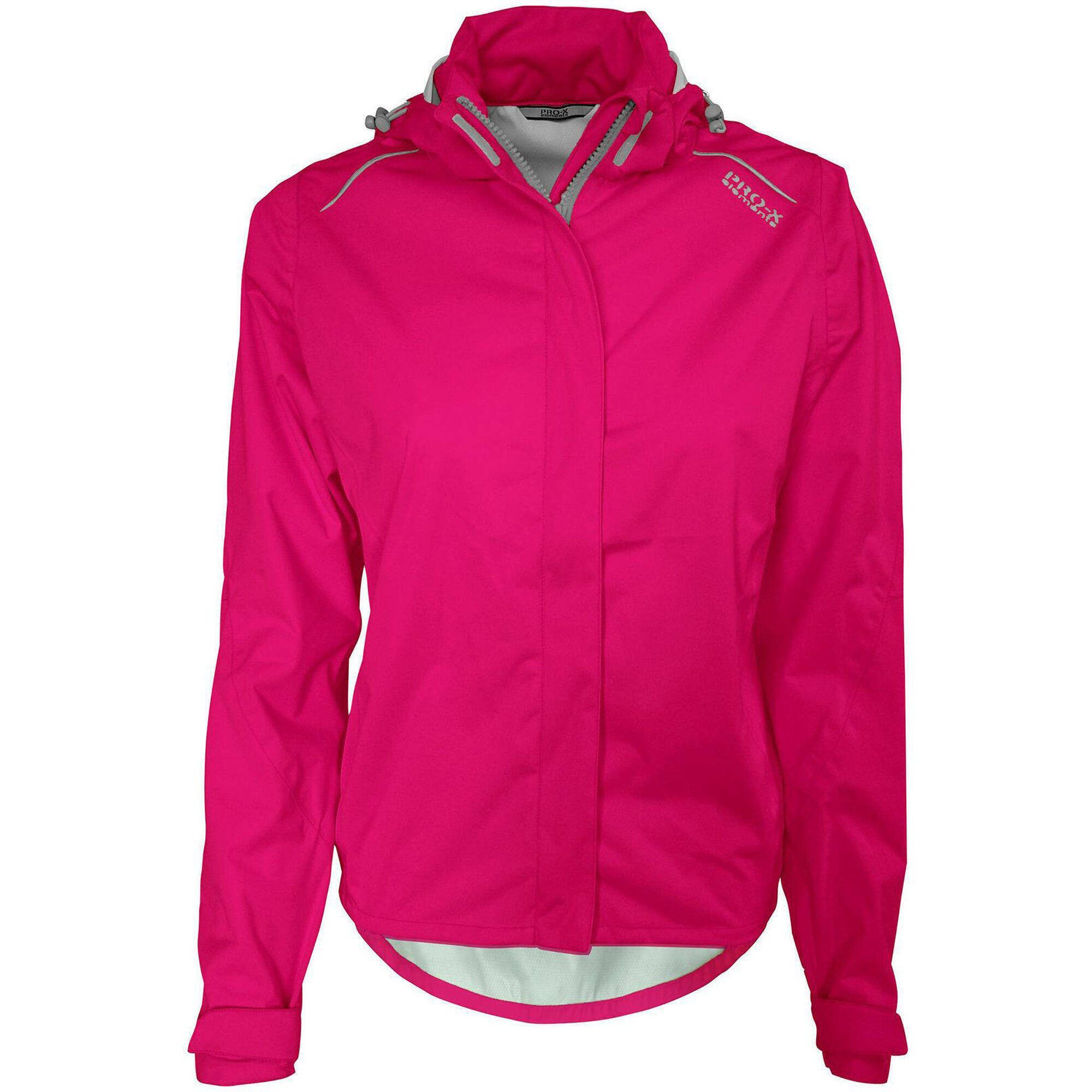 Pro-x Elements - Veste De Cyclisme Femme Layla Rose Jazzy - Veste - Gris|rose - 42 M/l - Decathlon