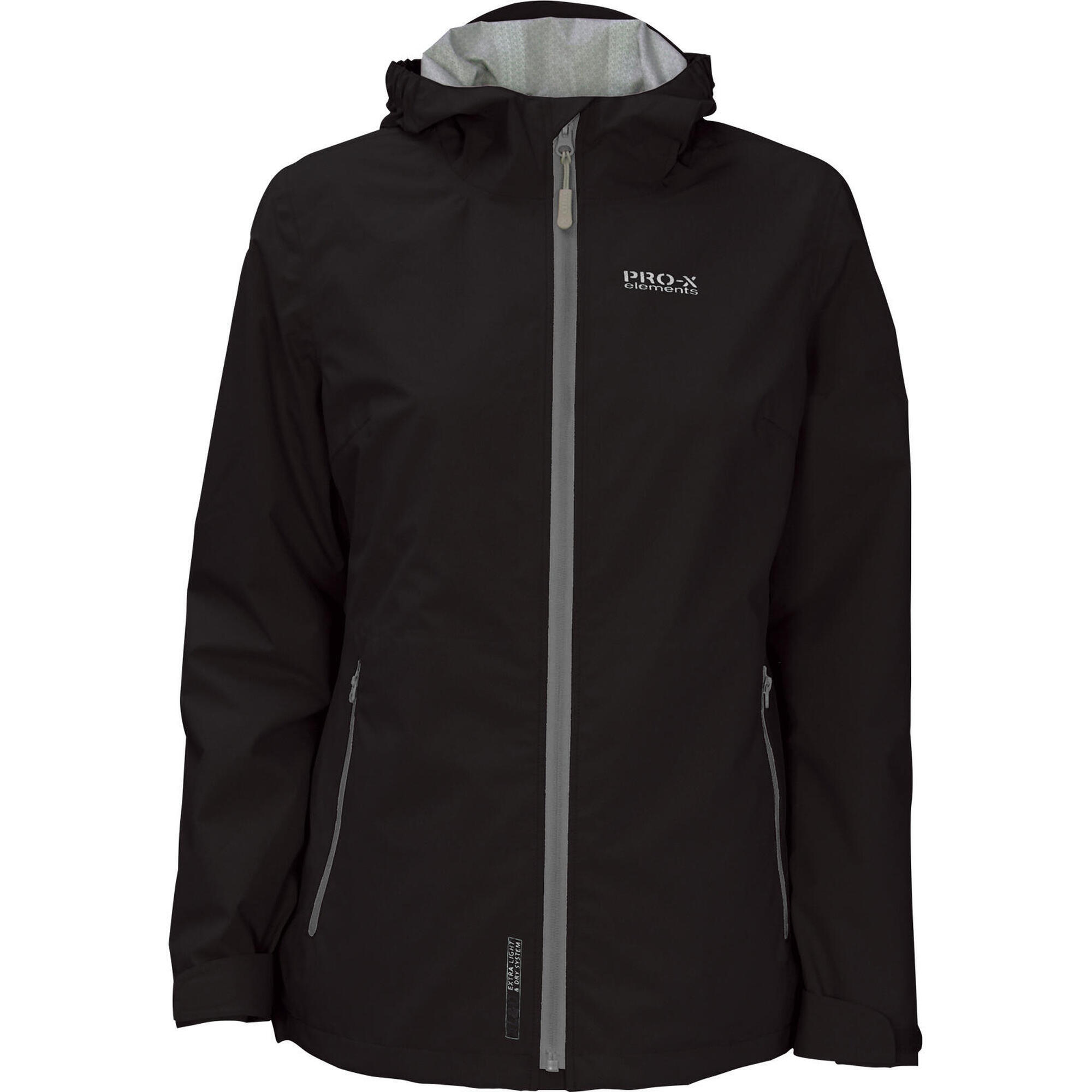 Pro-x Elements - Veste Fonctionnelle Femme Kim Anthracite - Coupe-pluie - Gris|marron|vert - 46 L/xl - Decathlon