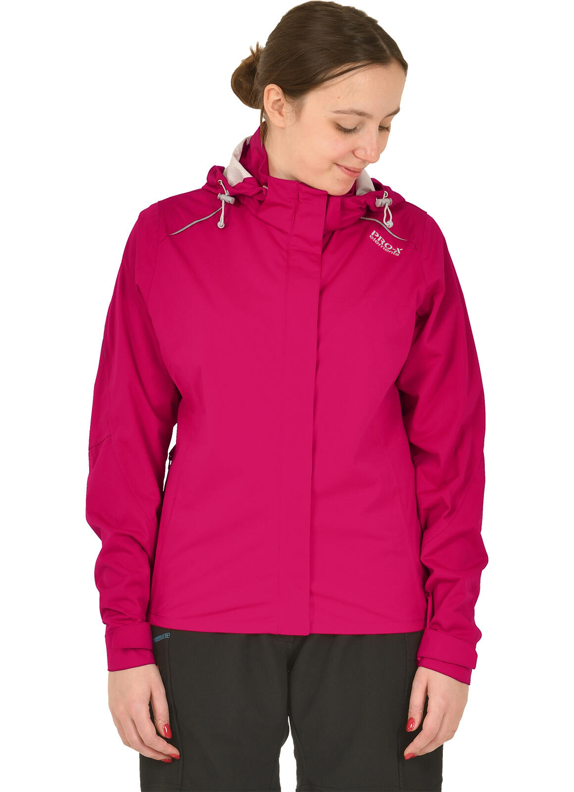 Veste de cyclisme femme LAYLA rose jazzy 3/5