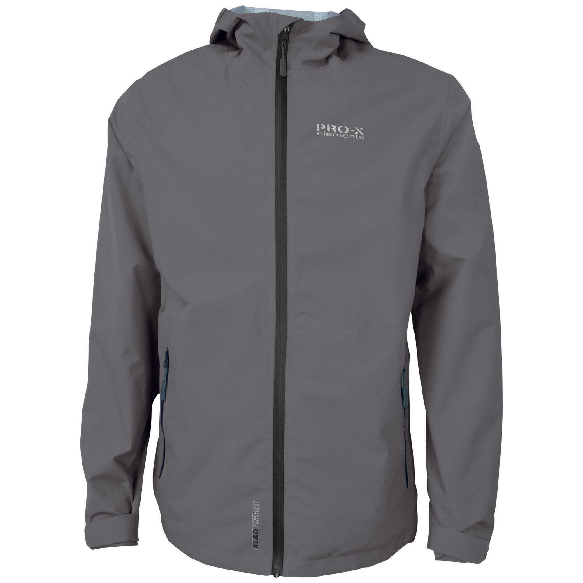 Pro-x Elements - Veste Fonctionnelle Homme Blake Gris Titane - Coupe-pluie - Gris - 42 M/l - Decathlon