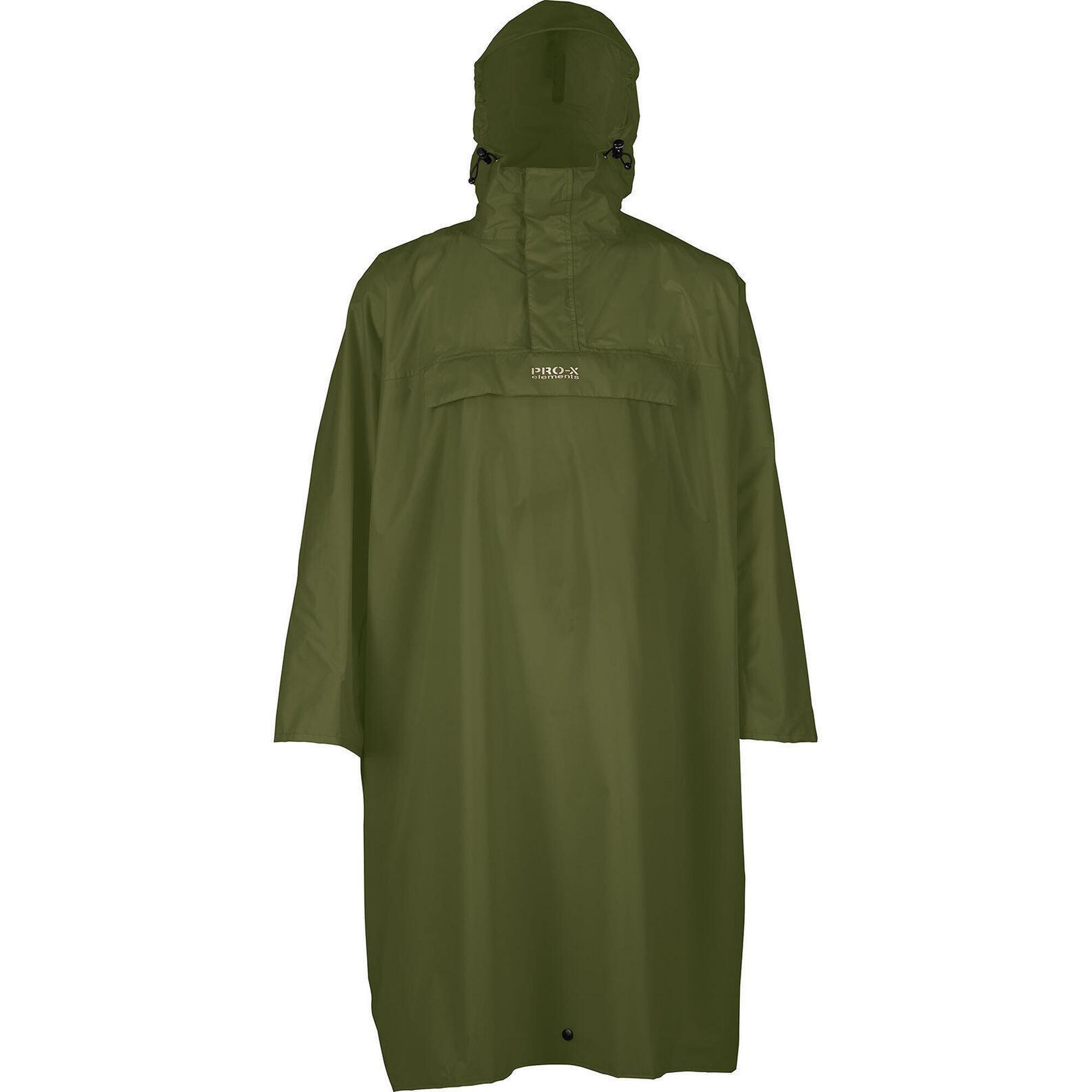 Pro-x Elements - Poncho De Pluie Homme High Peak Vert Olive - Cape - Bordeaux|rouge - 36 Xs - Decathlon