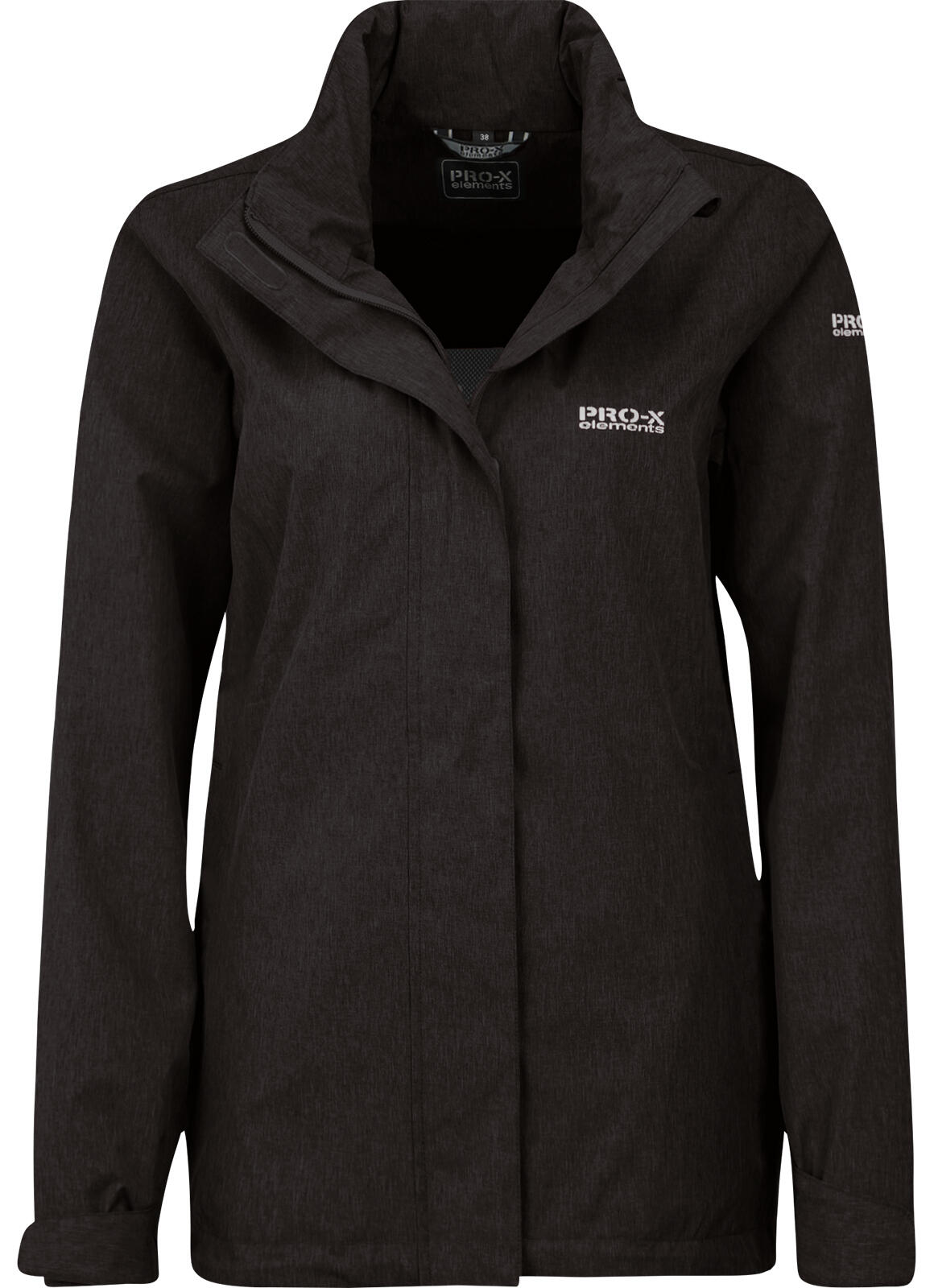 PRO-X ELEMENTS Outdoorjas Naomi dames polyester zwart maat 44