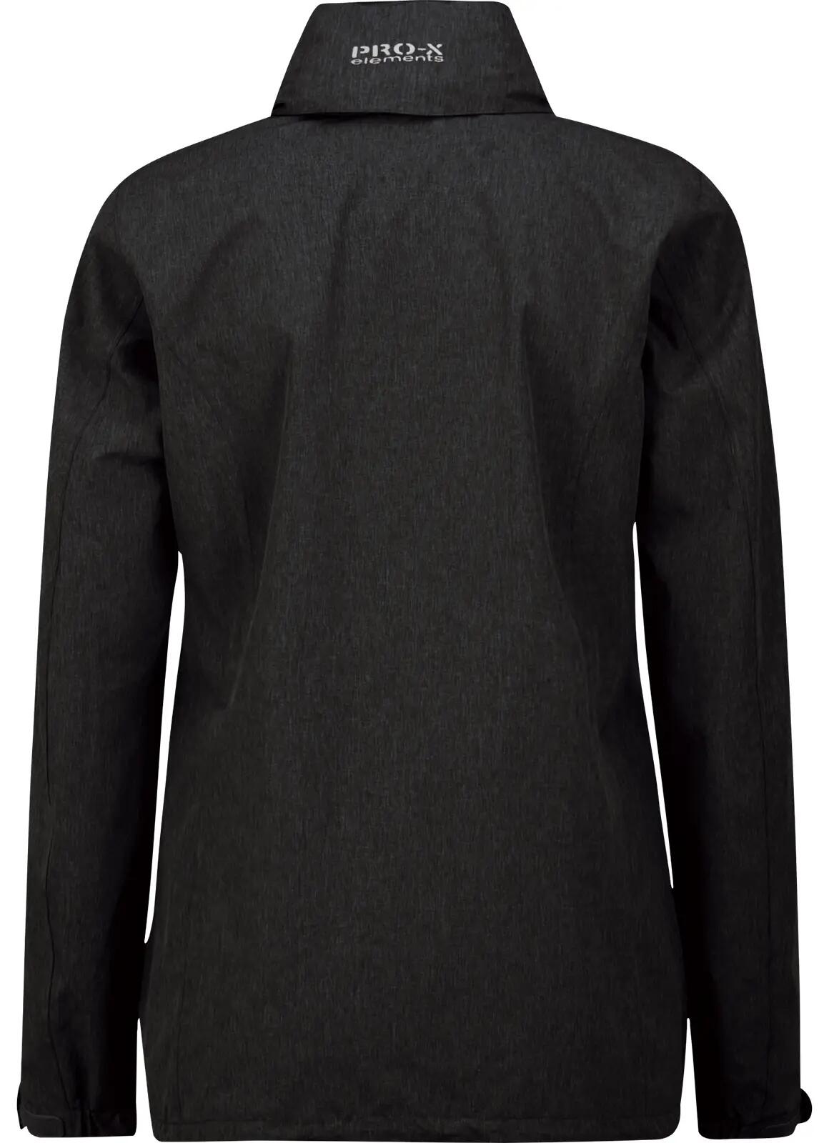Damen Softshelljacke NAOMI Schwarz Melange 2/5
