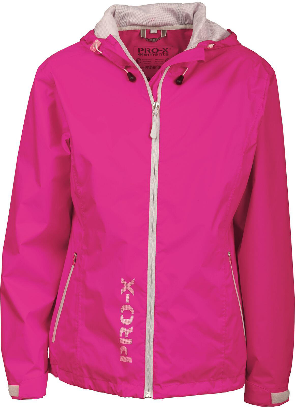 PRO-X ELEMENTS Giacca antipioggia da donna LADY FLASH rosa neon