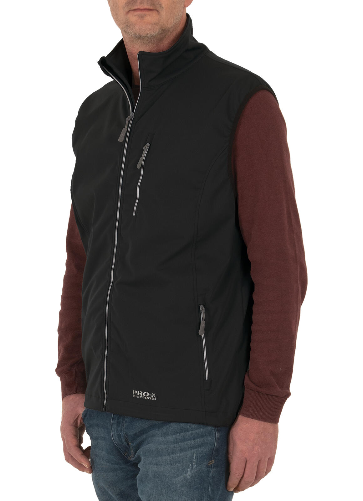Men's softshell vest MATEO BLACK 5/5