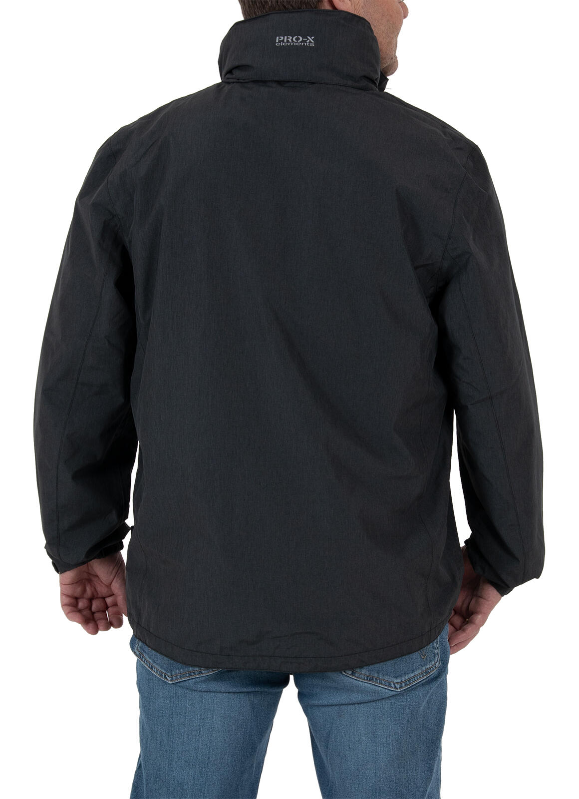 Herren Funktionsjacke RAY Schwarz Melange 4/5