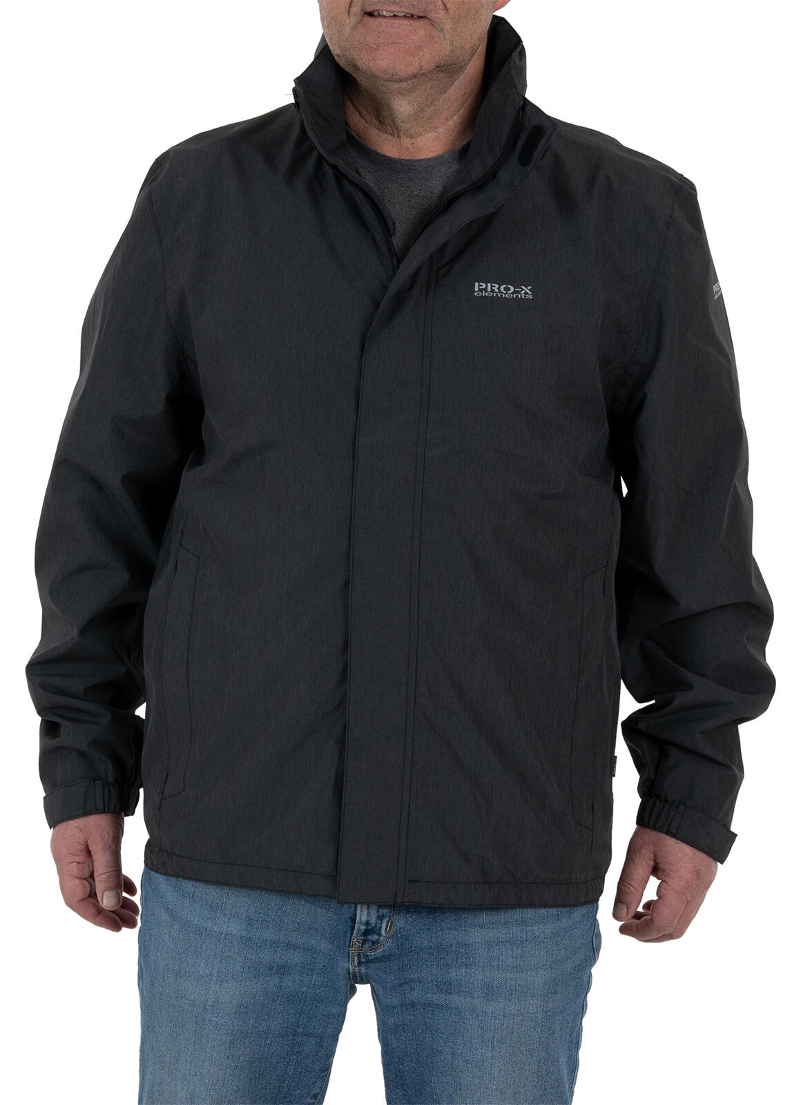 Herren Funktionsjacke RAY Schwarz Melange 3/5