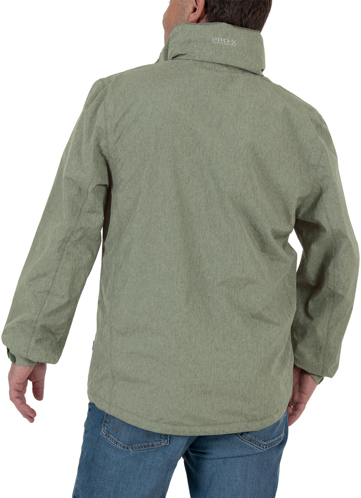 Herren Funktionsjacke RAY Hydro Green-Grün Melange 4/5