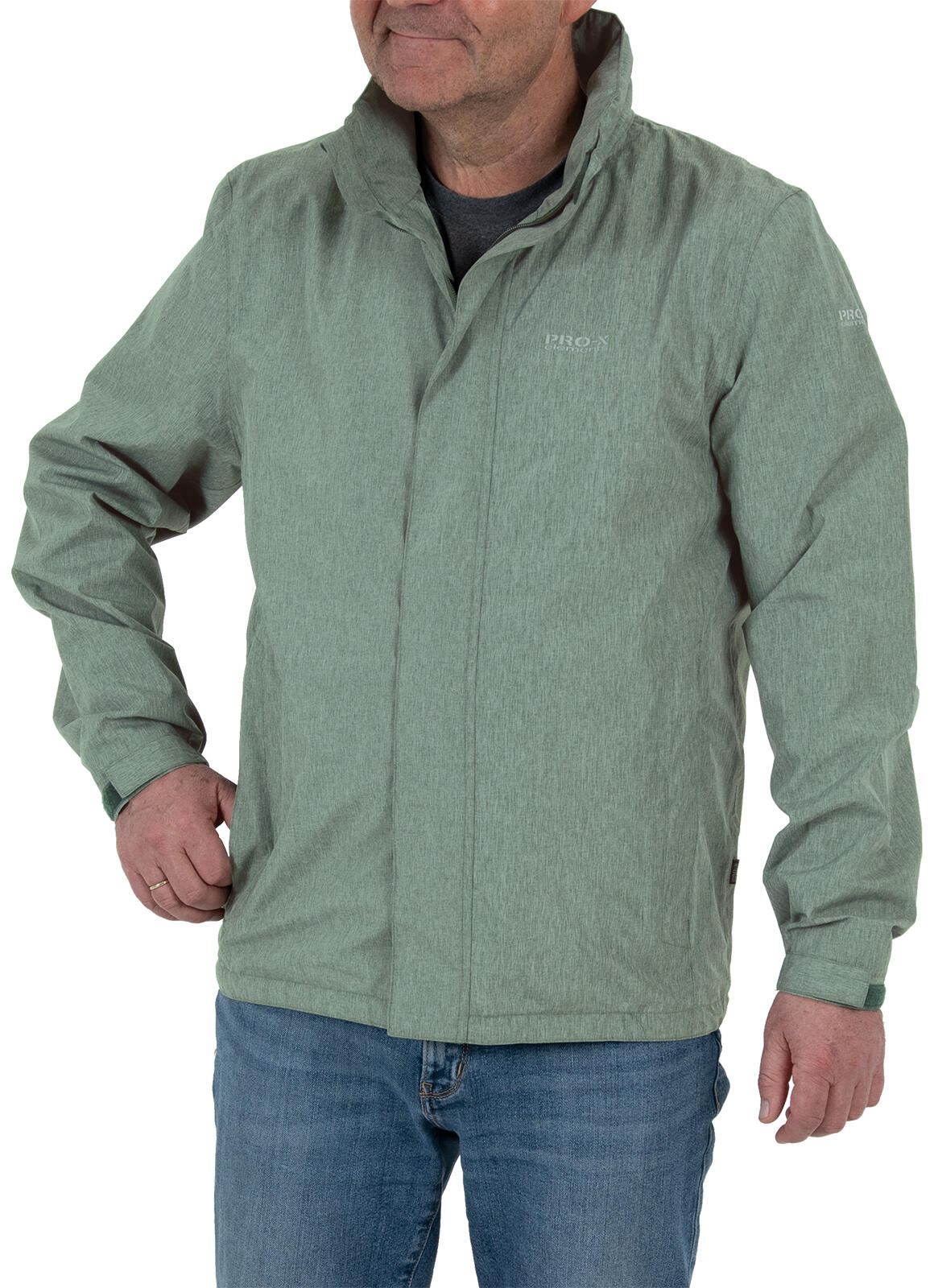 Herren Funktionsjacke RAY Hydro Green-Grün Melange 3/5