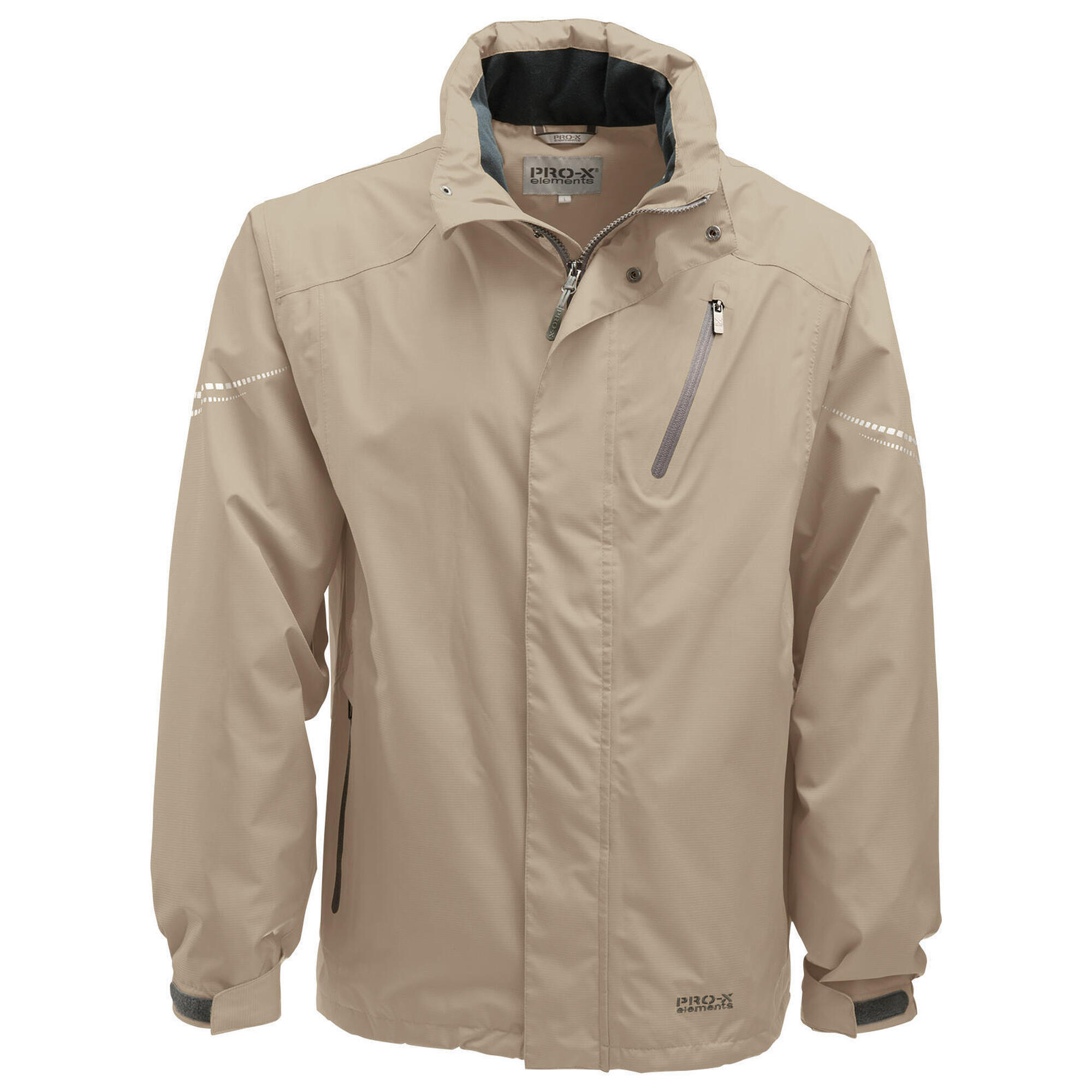Pro-x Elements - Veste Fonctionnelle Homme Wallis Brun Driftwood - Coupe-pluie - Beige|marron - 42 M/l - Decathlon