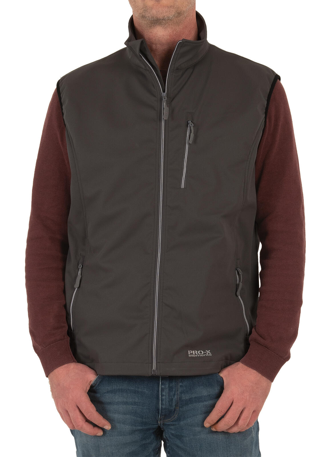 Gilet softshell homme MATEO anthracite 3/5