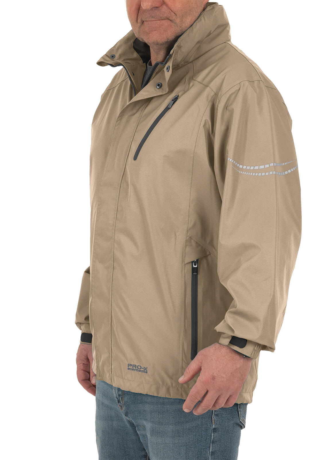 Giacca funzionale da uomo WALLIS marrone driftwood 5/5