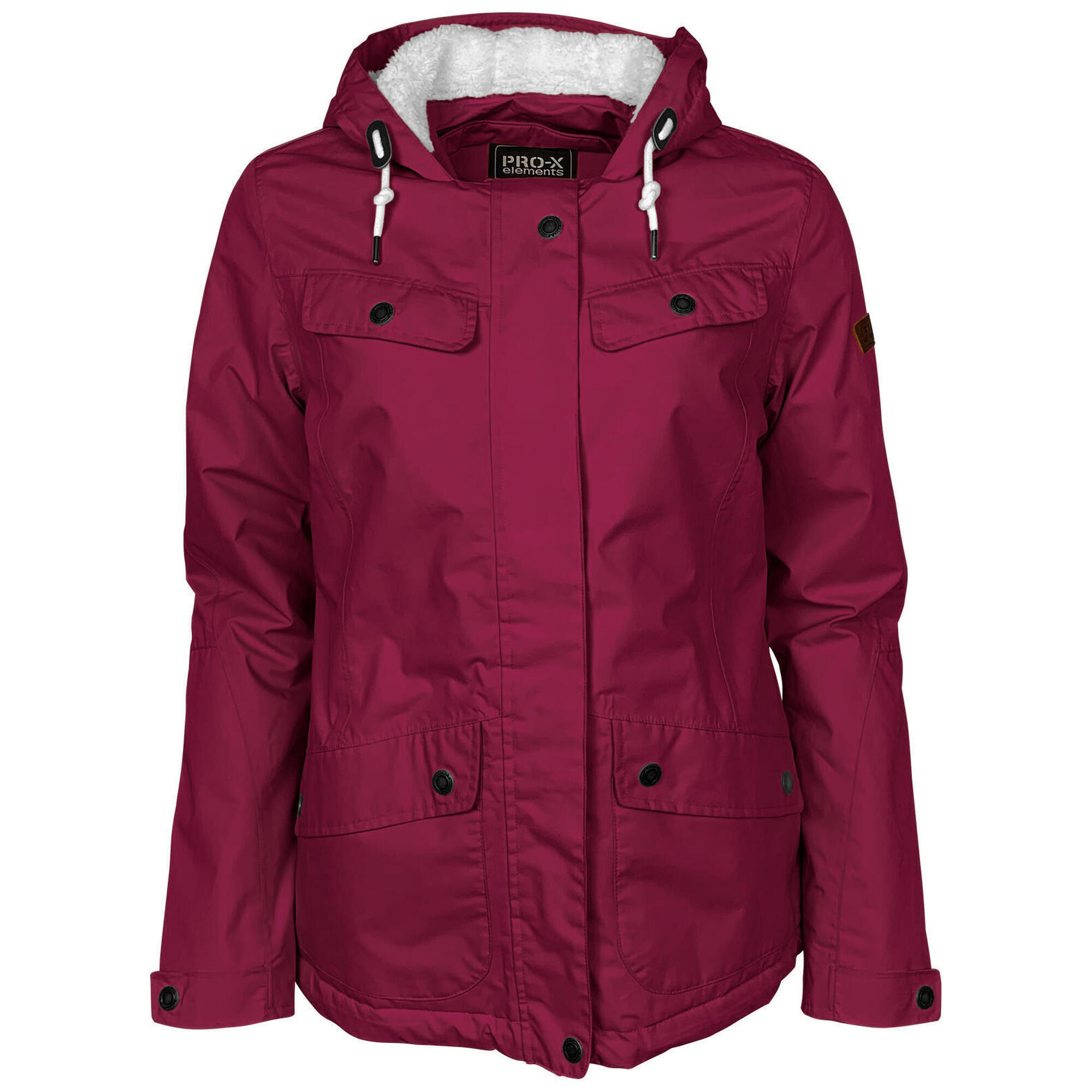Pro-x Elements - Veste Femme Pro-x Elements Ines - Coupe-pluie - Rose|rouge - 40 M - Decathlon