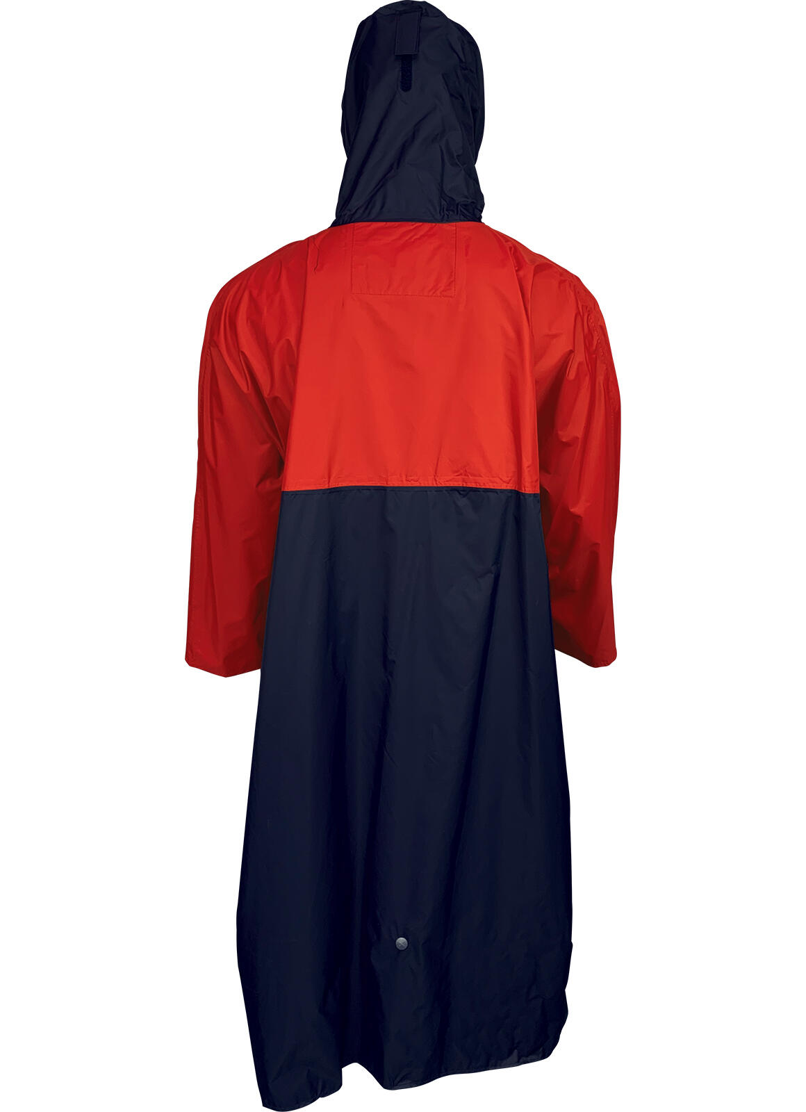 Herren Regenponcho DAVOS Marine/Rot 2/2