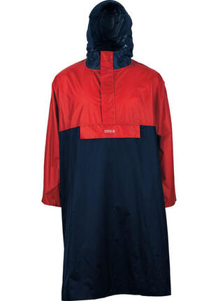 Herren Regenponcho DAVOS Marine/Rot
