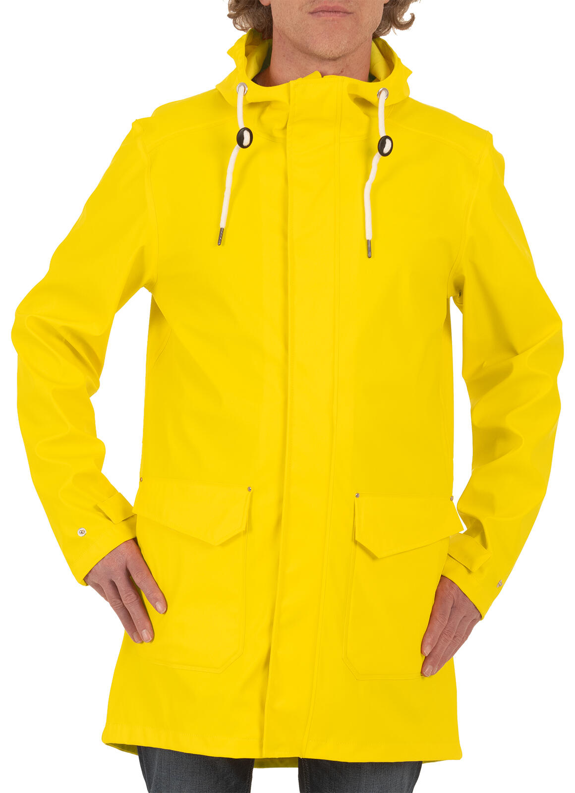 Manteau de pluie homme AMRUM jaune 3/5
