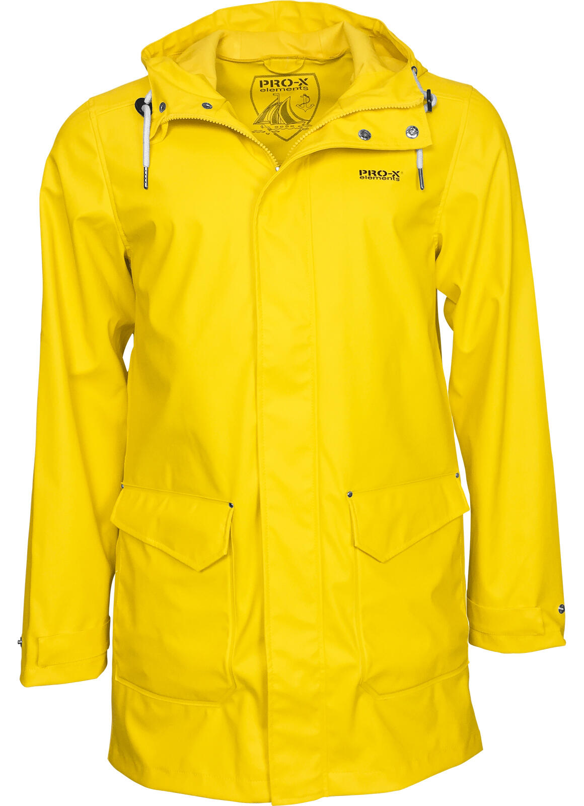 PRO-X ELEMENTS Herren Regenmantel AMRUM Gelb