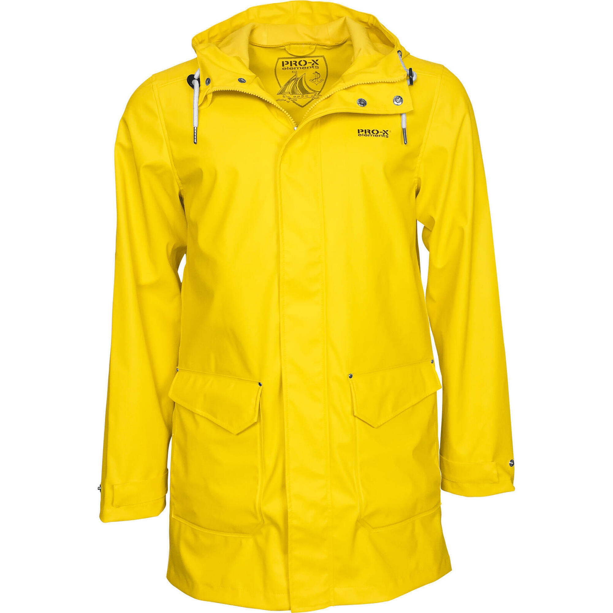 Pro-x Elements - Manteau De Pluie Homme Amrum Jaune - Coupe-pluie - Jaune - 52 2xl - Decathlon