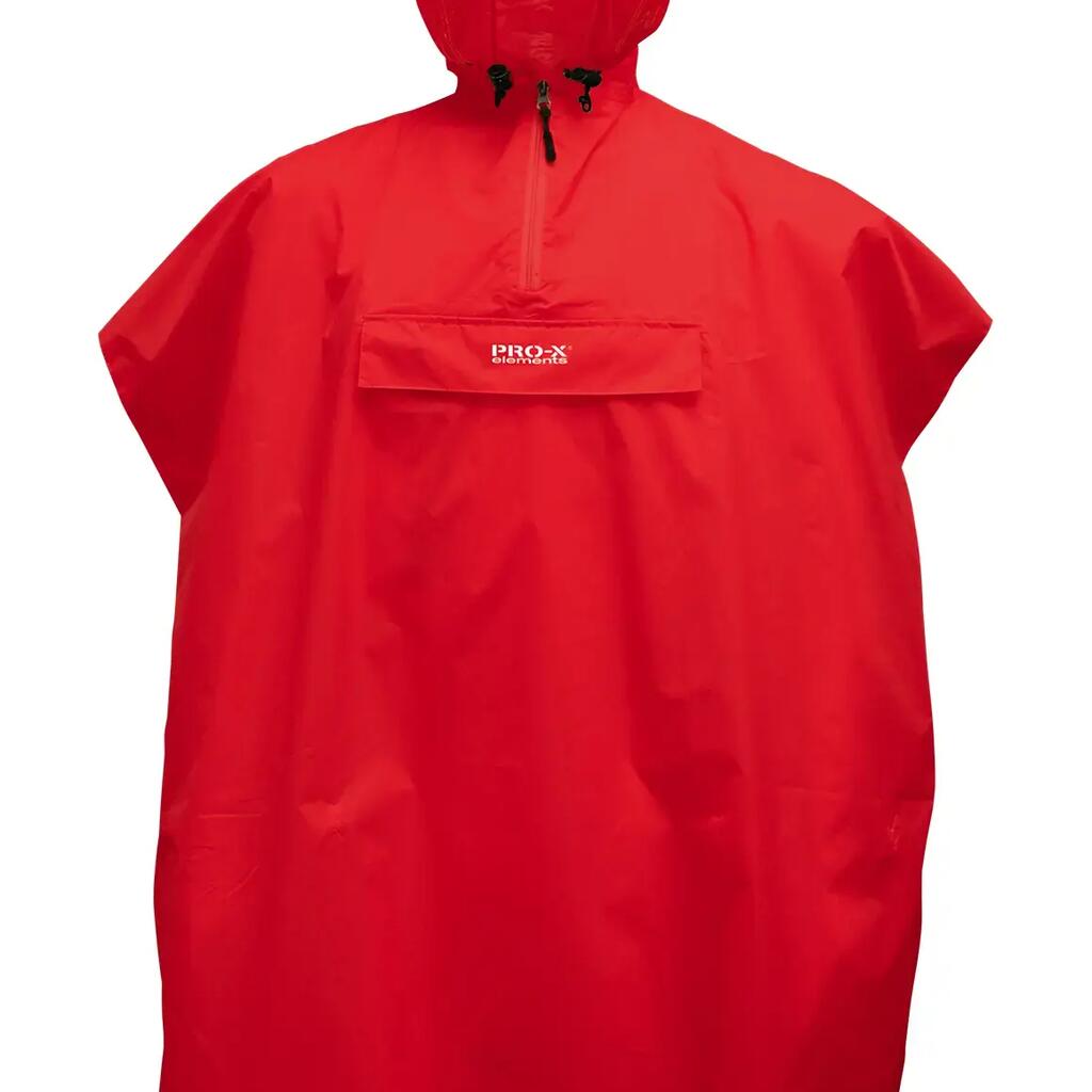 Unisex Rain Poncho DABLO RED